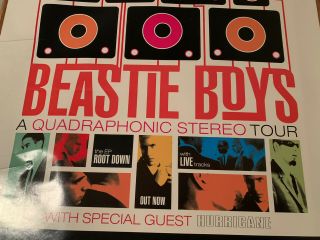 BEASTIE BOYS ILL Communication Quadraphonic Stereo Tour Poster 1994 Grand Royal 2