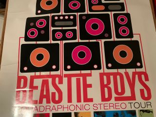 BEASTIE BOYS ILL Communication Quadraphonic Stereo Tour Poster 1994 Grand Royal 3