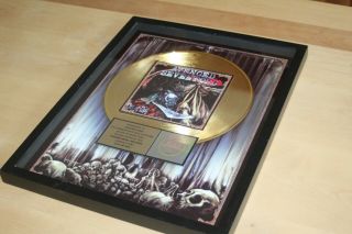 Avenged Sevenfold - Usa Riaa Gold Lp Award / City Of Evil 500,  000