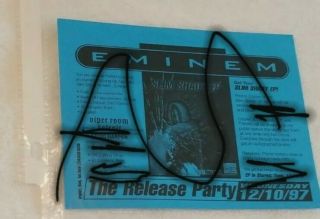 Slim Shady Ep Release Party Flyer Eminem Icp Beef Infinite Bassmint Soul Intent