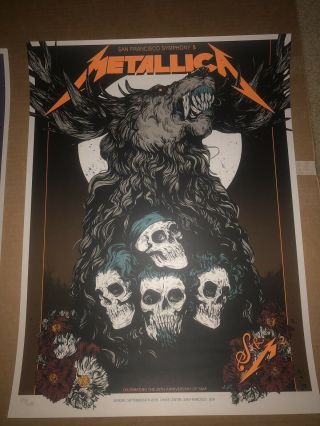Metallica S&m Poster Night 2