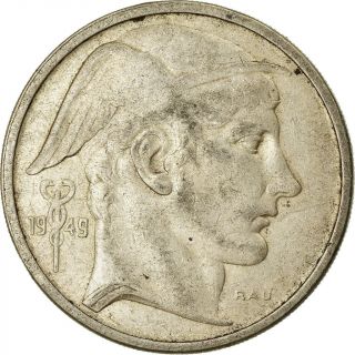 [ 862635] Coin,  Belgium,  50 Francs,  50 Frank,  1949,  Vf,  Silver,  Km:136.  1