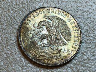 1968 25 Pesos Mexico Olympic.  720 Silver Coin Juegos De La Xix Olimpiada - Look