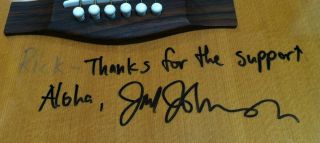 Jack Johnson Autographed Signed Yamaha F - 310 Acoustic Guitar