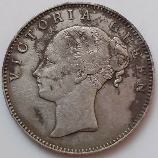 British India Victoria Queen Silver Rupee 1840 Continuous Legend Br207