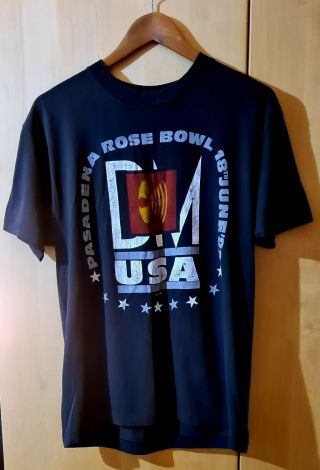 Very Rare Vintage Depeche Mode Pasadena Rose Bowl Tshirt 1988 Very Good