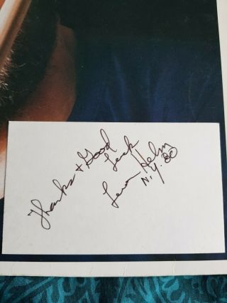 THE BAND LEVON HELM Signed Vintage 80s Autograph And Vinyl Not Signed.  bob dylan 2