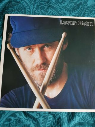 THE BAND LEVON HELM Signed Vintage 80s Autograph And Vinyl Not Signed.  bob dylan 3