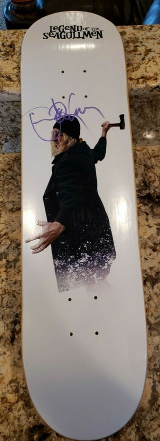 Danny Carey Of Tool Signed Official Skateboard Deck Legend Of The Seagullmen