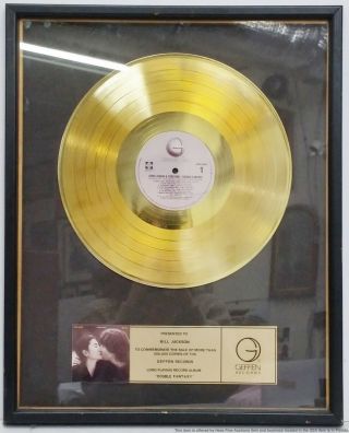 Vintage John Lennon Yoko Ono Double Fantasy Gold Record
