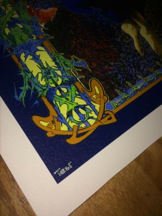 Widespread Panic Angels on High art print poster Canvas variant Test 2
