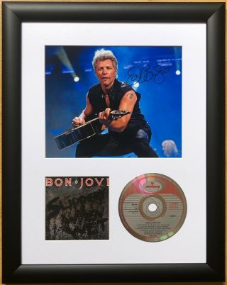 Jon Bon Jovi / Bon Jovi / Signed Photo / Autograph / Framed /
