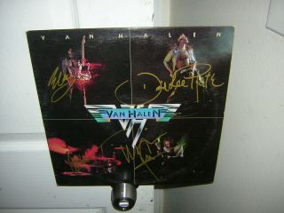 Van Halen Signed Lp Self Titled 1978 4 Members Eddie Van Halen