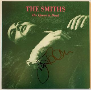 Johnny Marr Hand Signed The Smiths Vinyl - Music Autograph The Queen Is Dead.