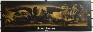Black Sabbath Autographed Signed 2007 Promo Poster By Dio Iommi Geezer Appice