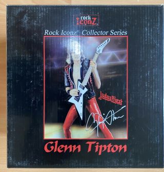 Glenn Tipton Knucklebonz Figure Statue Rock Iconz Judas Priest 117 Of 3000