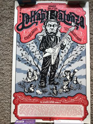 Lollapalooza Chicago 2007 Ames Bros Poster