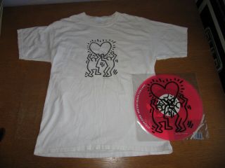Elton John Keith Haring - Are You Ready For Love - Promo T - Shirt & Vinyl 12 Inch