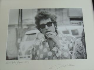 1965 Bob Dylan Photograph At Newport By Dick Waterman
