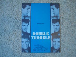 Premier Program And Invitation For Elvis Presley 1967 Movie Double Trouble