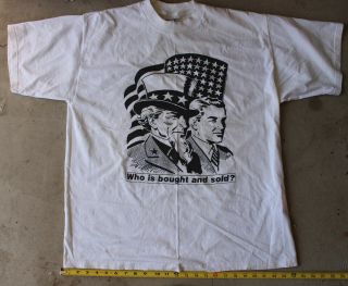 Vintage Rage Against The Machine 1997 " Who Is Bought And " T - Shirt Xl Tee