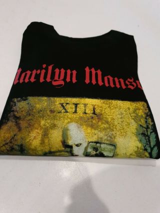 Marilyn Manson Rare Vintage Death Tarot T - Shirt 2000 New/unworn Size M