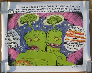 The Flaming Lips Hollywood Bowl 2006 Org Concert Poster Coyne Art 500 Copies