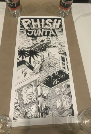 Phish Junta Print Jim Pollock Limited Edition Poster Signed & Numbered