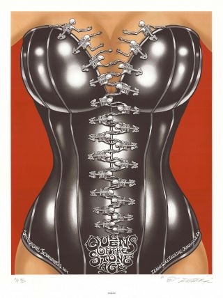Emek Queens Of The Stone Age " Knockersville " Pearl A/p Poster 12/20