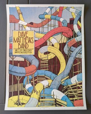 Dave Matthews Band DMB Poster Set 6/15/13 6/16/13 Comcast Center Mansfield MA 2