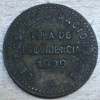 Isla De Providencia Leper Colony 1939.  05 Bolivar; Km - L19; Xf - Venezuela (v3)