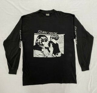 Sonic Youth Goo Long Sleeve T - Shirt Vintage