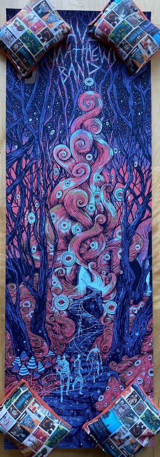 Dave Matthews Band Poster Foil The Gorge 2016 9/4/2016 Ap Ed.  Of 80