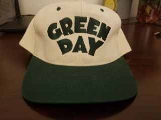 Vintage Green Day Adjustable Hat From The Dookie Years