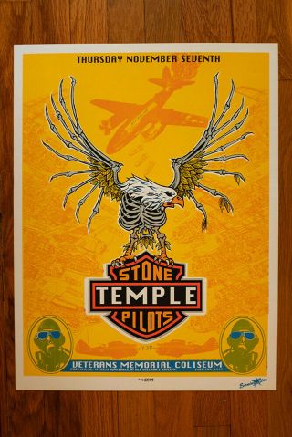 Stone Temple Pilots Concert Poster By Emek