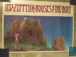 Vintage 1973 (?) Led Zeppelin " Houses Of The Holy " Poster