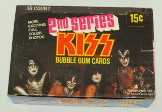 Kiss Empty Donruss Series Ii Box Only 1978 Aucoin