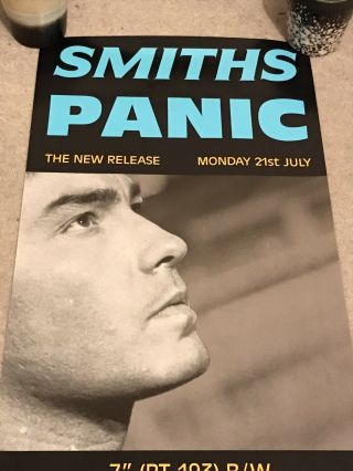Vintage The Smiths Panic Cartel Promo Poster Richard Bradford 1986 2