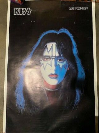 Kiss - Ace Frehley Solo Album Poster - Bill Aucoin - Pressing