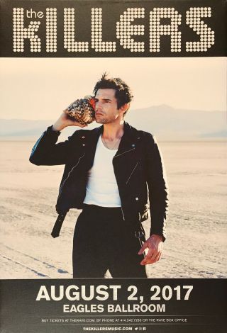 The Killers Nonutographed Concert Canvas