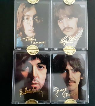 1996 Beatles Signature Series Gold Autographed Chase Set Sports Time
