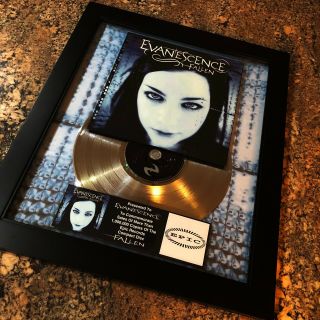 Evanescence Fallen Million Record Sales Music Award Disc Album Lp Vinyl