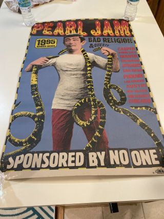 Pearl Jam Bad Religion 1995 Poster.