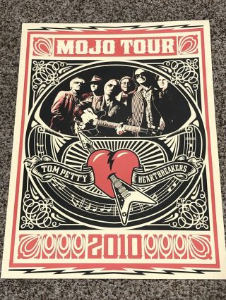 2010 Tom Petty & The Heartbreakers Mojo Tour Poster Print