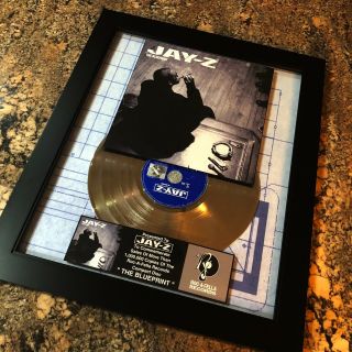 Jay Z The Blueprint Million Record Sales Music Award Album Disc Lp Vinyl