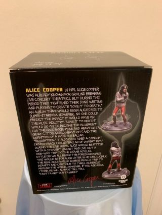 Alice Cooper Knucklebonz Figure Statue Rock Iconz Straighjacket - 3