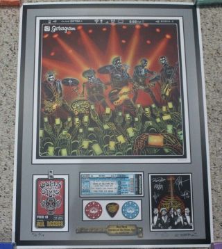 Queens Of The Stone Age Poster Las Vegas,  Nv 2/13/14 Emek A/p Joint @ Hard Rock