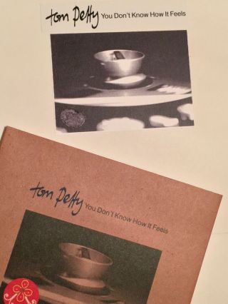 Tom Petty “you Don’t Know How It Feels” Art For 7” Single Mock - Up,  Cd