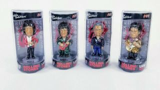 Bobble Dobbles Rolling Stones Mick Keith Charlie Ronnie Bobblehead Doll Set
