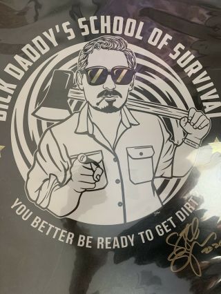 Sturgill Simpson Dick Daddy’s Survival School Ddss Signed 18x24 /500